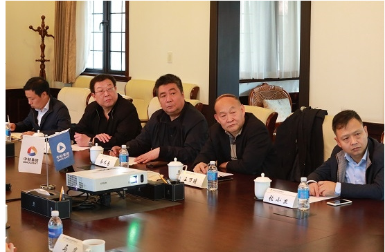 中輕集團蔡木易副總經(jīng)理一行蒞臨海誠股份調(diào)研指導(dǎo)